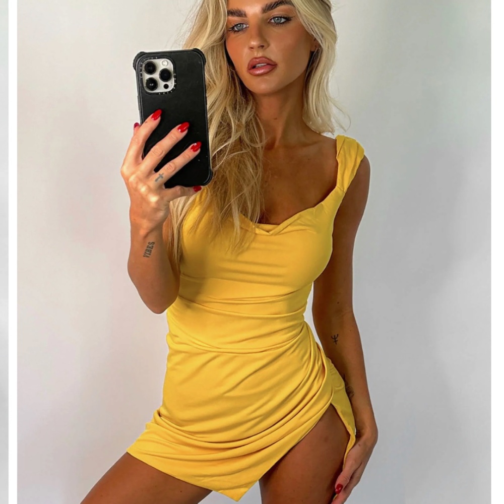 Tigermist Joslin Mini Dress Yellow